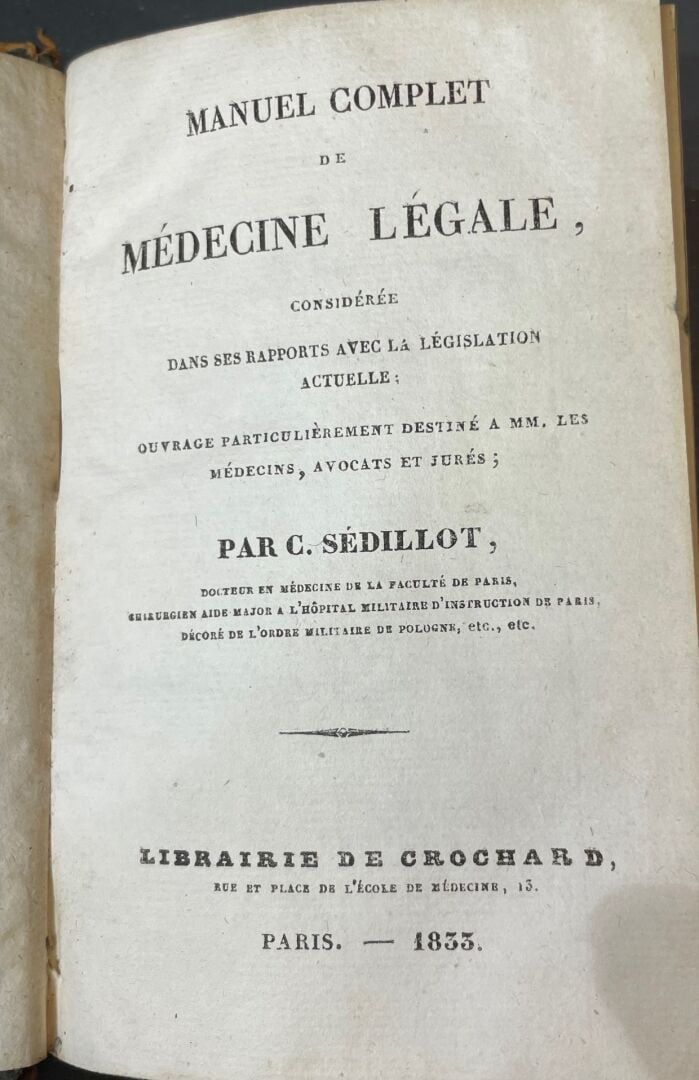 BAYLE (A.L.J.) - Traité Elémentaire d'Anatomie, ou Description succincte des Or…