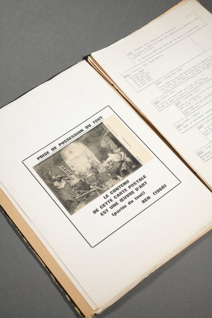 BEN (1935-2024), FLUXUS - Ben Dieu - Art Total Sa Revue - Nice, Auto-publié, 19…