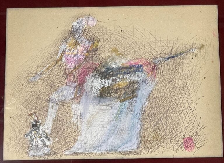 CÉSAR (1921-1998) CÉSAR BALDACCINI DIT - Centaure - Technique mixte et collage…