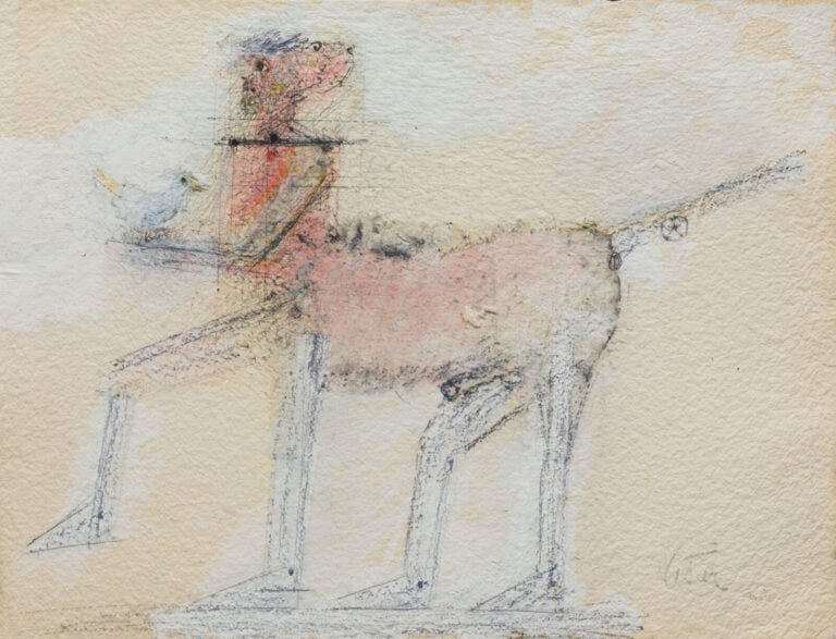 CÉSAR (1921-1998) CÉSAR BALDACCINI DIT - Centaure tenant un oiseau (DDR 7764) -…