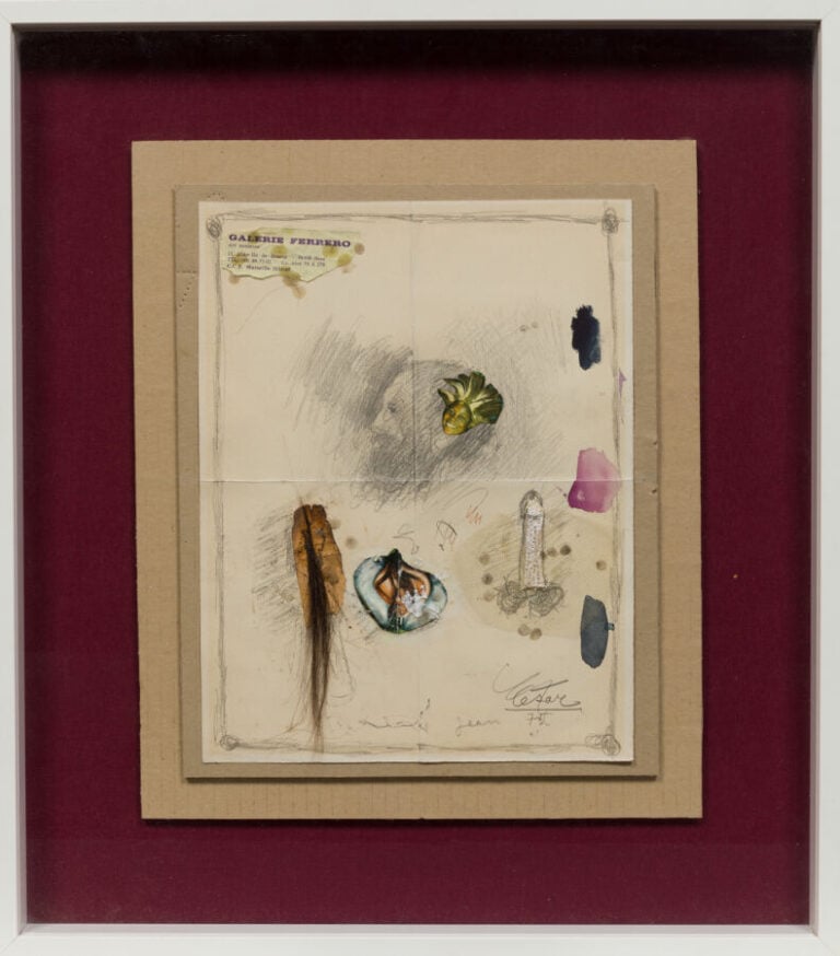 CÉSAR (1921-1998) CÉSAR BALDACCINI DIT - Composition zoomorphe, 1975 - Collage…