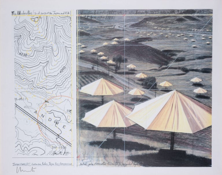 CHRISTO (1935-2020) & Jeanne-Claude (1935-2009). - Project for umbrellas, Japan…