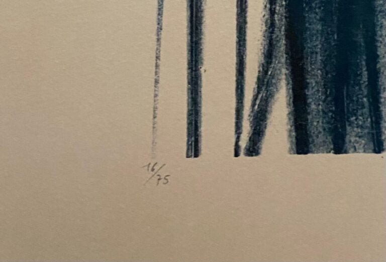 HANS HARTUNG (1904-1989) - Composition pour « La Poésie est contagieuse », 1977…