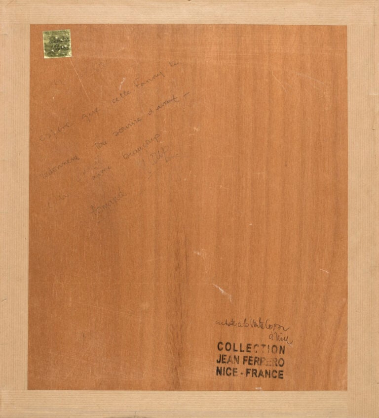 Impression sur papier - Femme aux bas se regardant dans le miroir - Dans un enc…