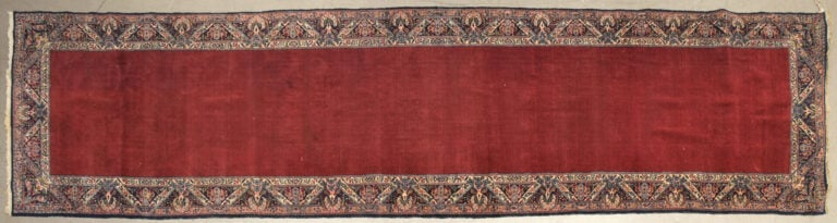 IRAN - Tapis galerie Tebriz - Nouage main - 550 x 120 m (env.)