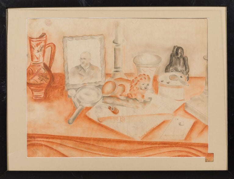 IRÈNE RÉNO (1884-1953) IRENA HASSENBERG DIT - Nature morte, 1923 - FusaIn, cray…