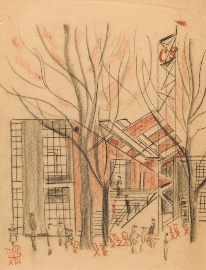 IRÈNE RÉNO (1884-1953) IRENA HASSENBERG DIT - Pavillon soviétique à l' Expositi…