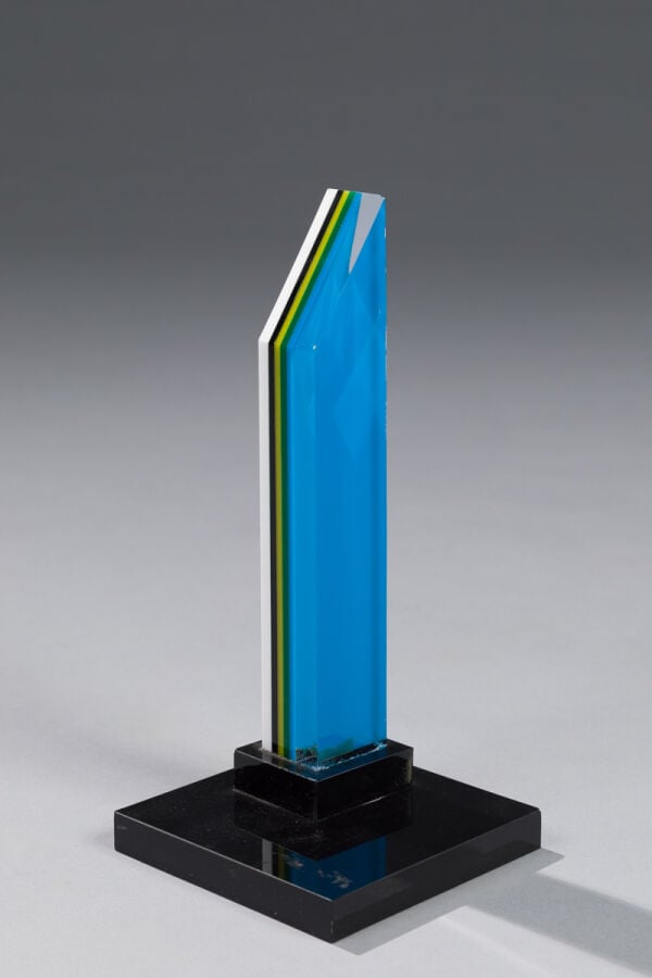 JEAN-CLAUDE FARHI (1940-2012) - Colonne - Polyméthacrylate (plexiglas) de coule…