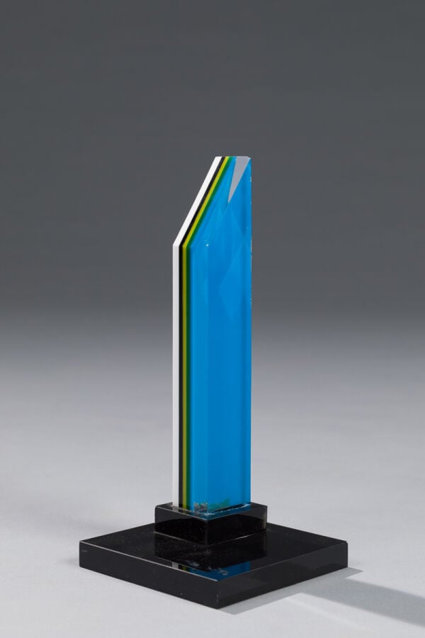 JEAN-CLAUDE FARHI (1940-2012) - Colonne - Polyméthacrylate (plexiglas) de coule…