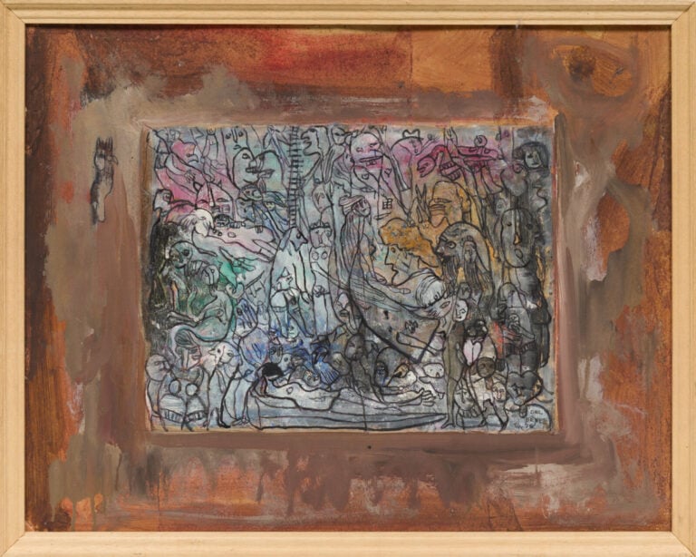 Jean DEL DEVEZ (1909-1983) - Composition aux personnages, 1974-1975 - Huile et…