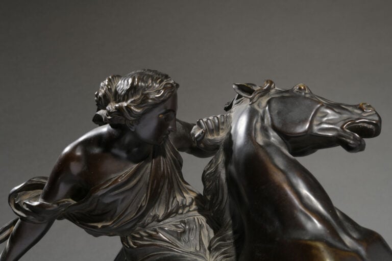 Jean-Jacques FEUCHERE (1807-1852), d'après - Amazone - Epreuve en bronze à pati…