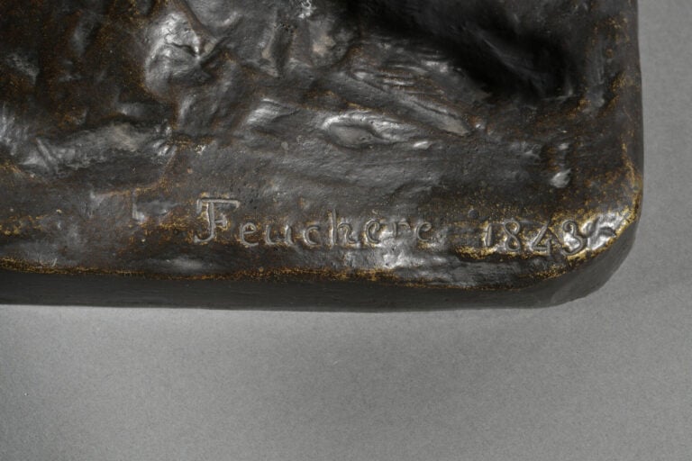 Jean-Jacques FEUCHERE (1807-1852), d'après - Amazone - Epreuve en bronze à pati…