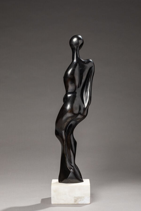 KATARZYNA KOBRO (1898-1951) DANS LE - GOÛT DE - Femme cubiste - Bronze à patine…