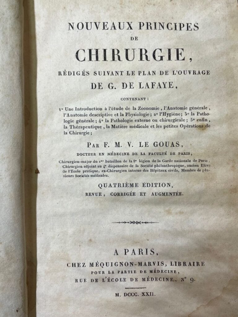 LA FAYE (Georges); LEGOUAS (François Maurice Victor). - Nouveaux Principes de C…