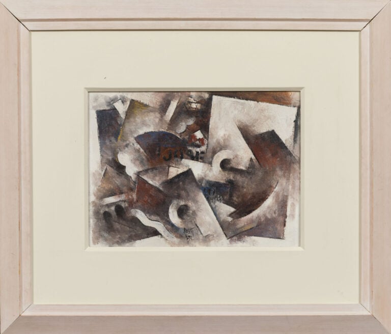 Robert MARC (1943-1993) - Composition - Huile sur toile, signée en bas au centr…