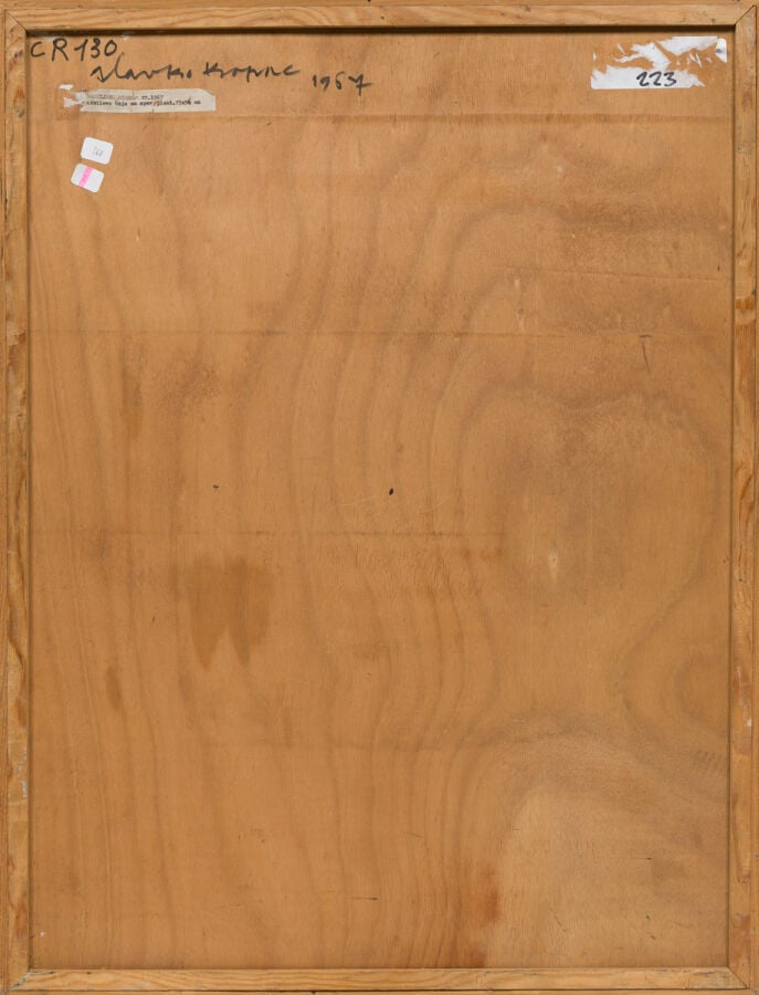 SLAVKO KOPAČ (1913-1995) - Arbre IV, 1967 (CR130) - Peinture vinylique et techn…