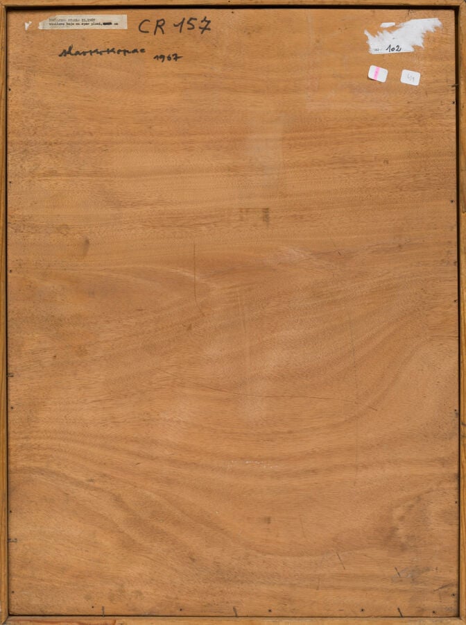 SLAVKO KOPAČ (1913-1995) - L'arbre 2. 1967. (CR 157) - Peinture vinylique et te…