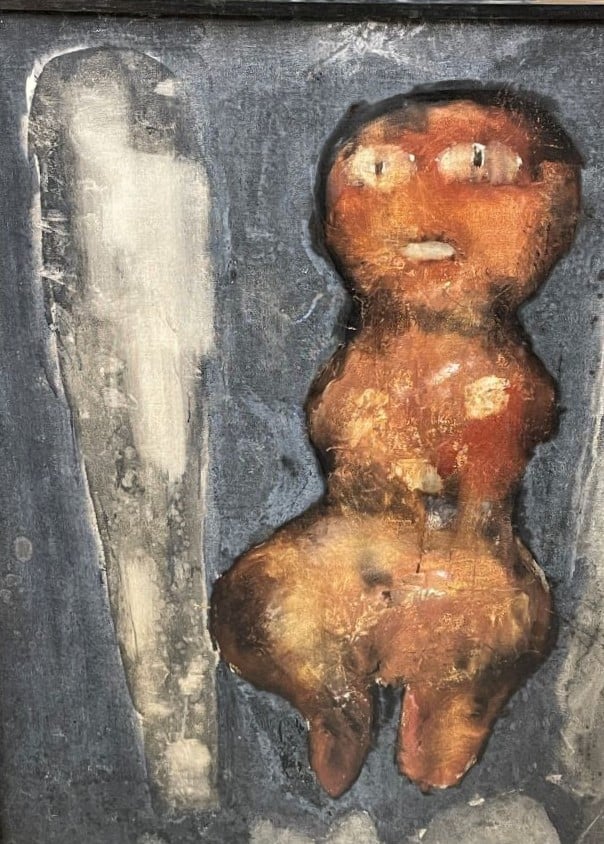 SLAVKO KOPAČ (1913-1995) - Le désir inquiétant (La peur). 1961. - Huile sur toi…