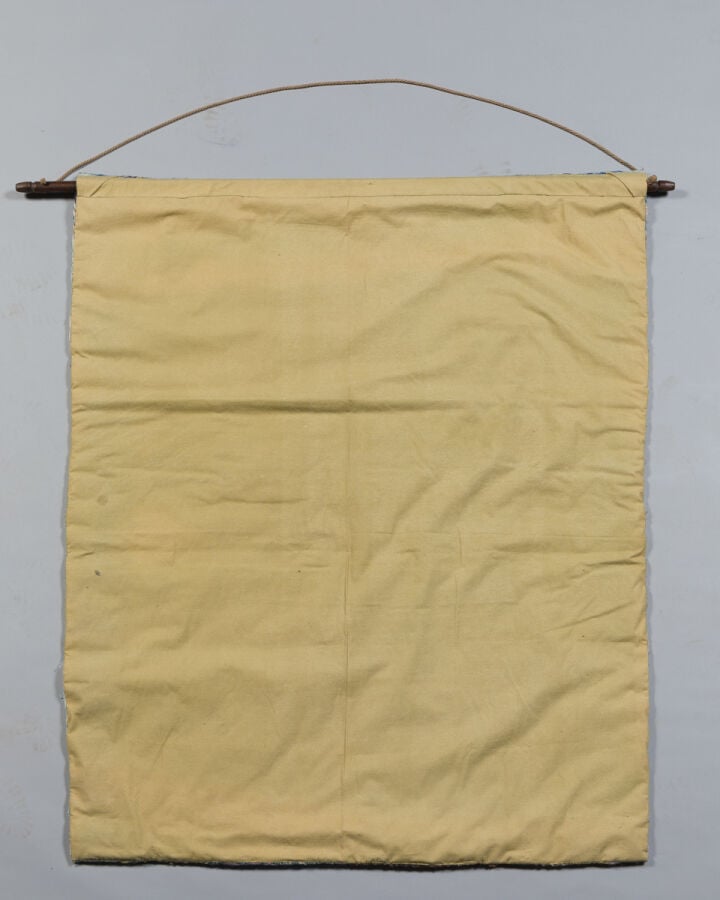 SLAVKO KOPAČ (1913-1995) - Papillons sur un arbre - Broderie au fil de laine et…