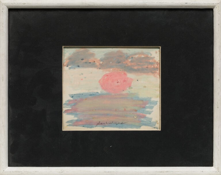SLAVKO KOPAČ (1913-1995) - Soleil. (CR307) - Aquarelle sur papier, signé en bas…