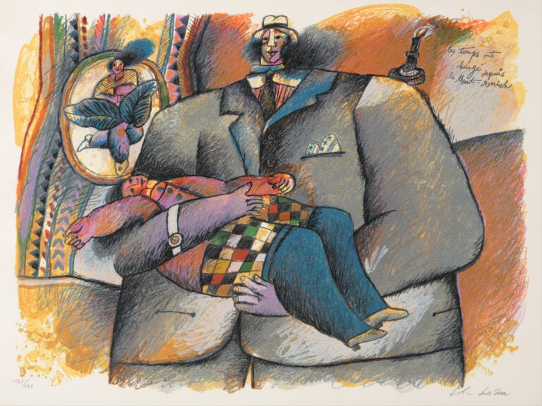 Théo TOBIASSE (1927-2012) - "Les temps ont changé depuis le Mont-Moriah" - Lith…