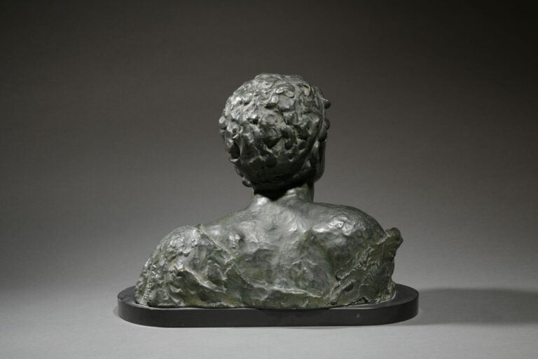 WEBER - Buste d'homme - Epreuve en bronze à patine verte - Signé - Socle de mar…