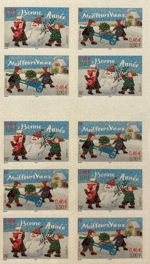 13 Albums **/*/O - Faciale : Collection de timbres jusqu'à 2005 par multiple (e…