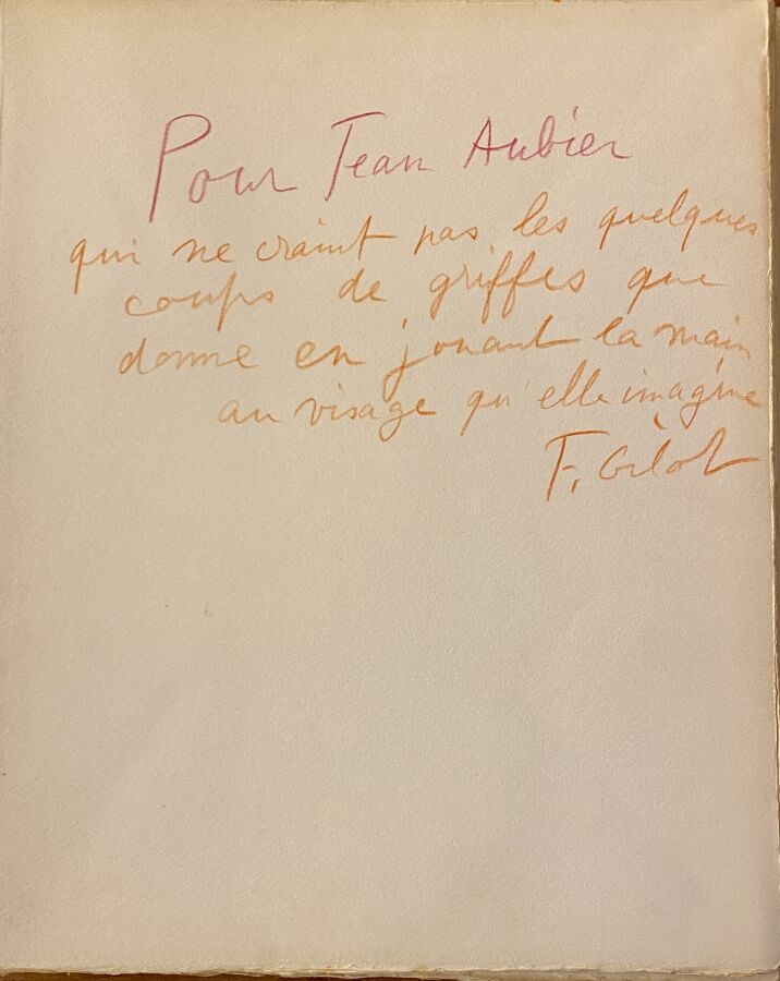 Françoise GILOT - André Verdet, Pages d'amour, avec des lithographies originale…