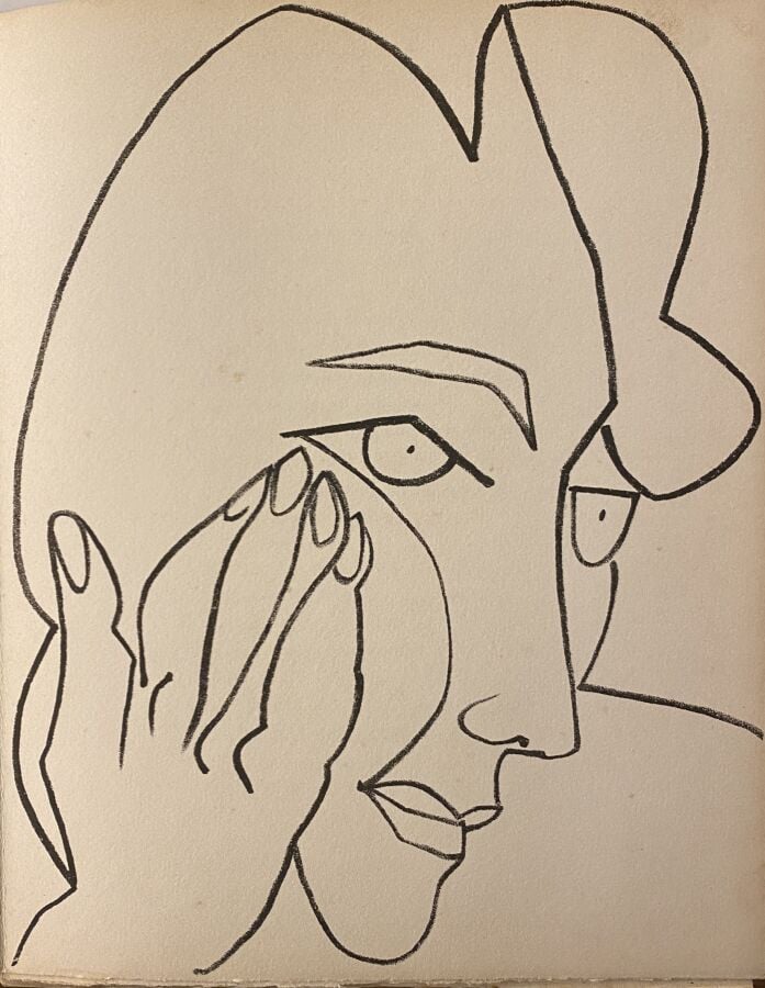 Françoise GILOT - André Verdet, Pages d'amour, avec des lithographies originale…