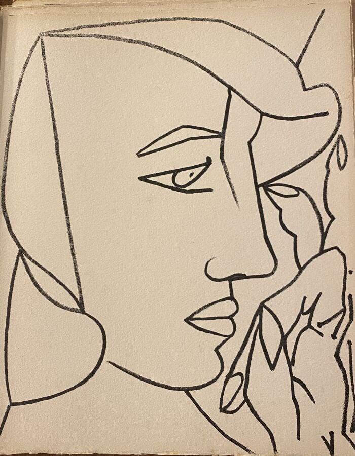Françoise GILOT - André Verdet, Pages d'amour, avec des lithographies originale…