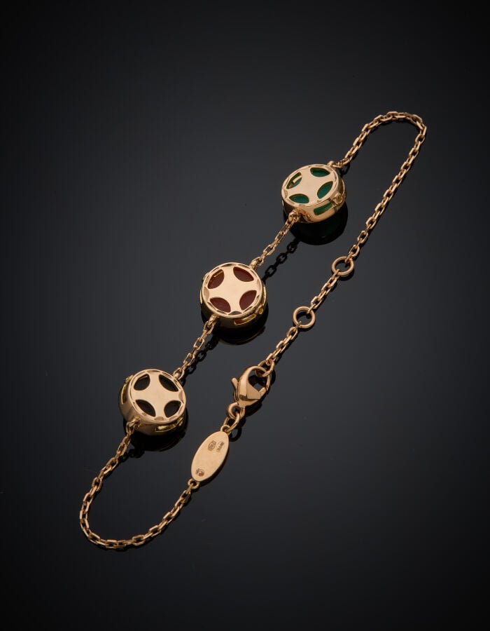 KORLOFF/ JE PLAY modèle Saint Petersbourg - BRACELET chaînette en or rose (750…