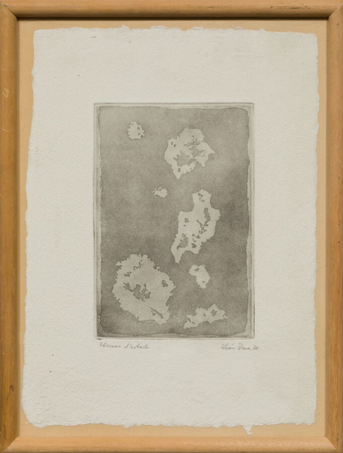 Léon ZACK (1892-1980) - Composition, 1970 - Aquatinte sur papier, signée, datée…