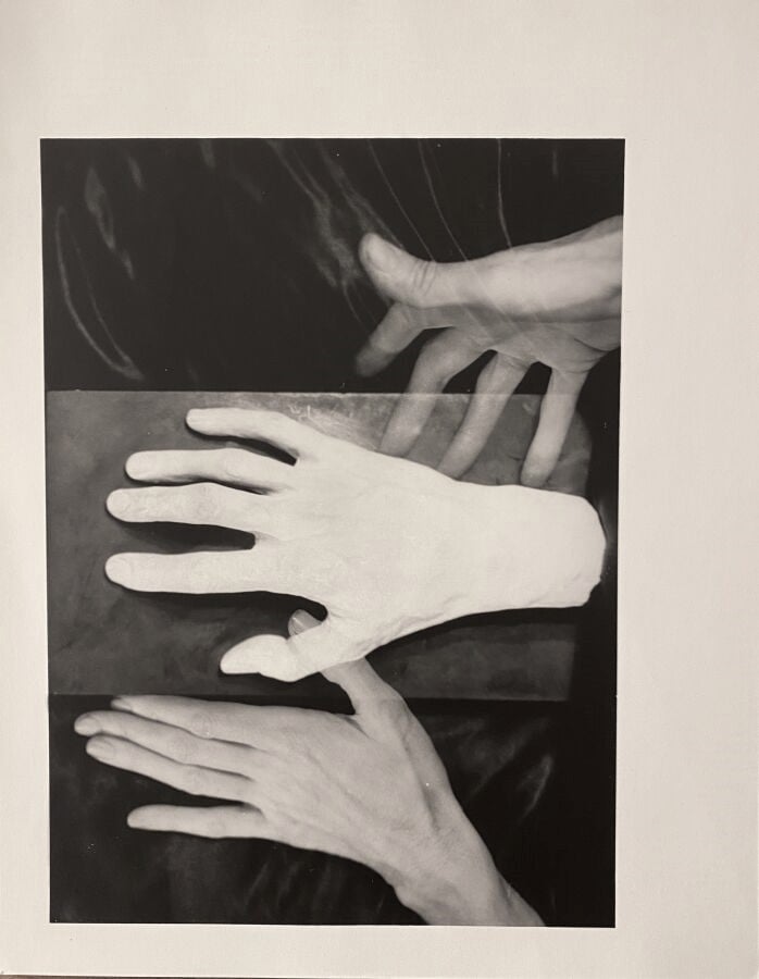 WALTER LIMOT 1902-1984 - Portrait et mains de Jean Cocteau, 1934. - Photographi…