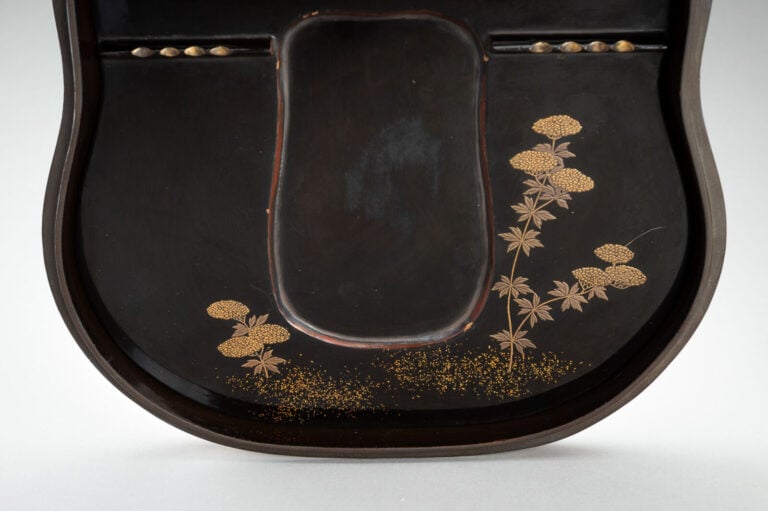 Boîte à encre (suzuri-bako) en laque, en forme de double par Hara Yôyûsai (1769…