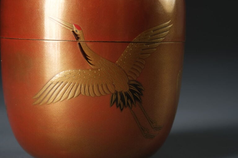 Boîte à thé en laque fine 棗 (natsume) réalisée par Ichigo Itchô 一した後兆 (1898-199… Vente aux encheres – Auction House – Commissaire-priseur – Auctioneer - Boisgirard Antonini – Paris – Nice