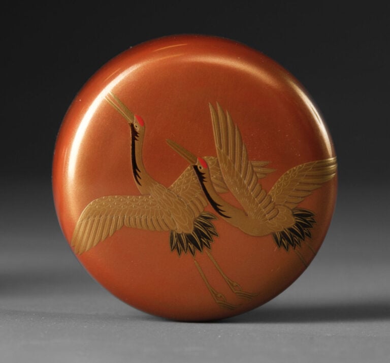 Boîte à thé en laque fine 棗 (natsume) réalisée par Ichigo Itchô 一した後兆 (1898-199… Vente aux encheres – Auction House – Commissaire-priseur – Auctioneer - Boisgirard Antonini – Paris – Nice