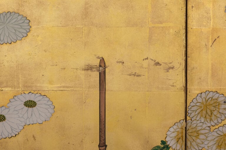 Byôbu 屏風 (paravent) à six panneaux, orné de part et d'autre de peintures de sty… Vente aux encheres – Auction House – Commissaire-priseur – Auctioneer - Boisgirard Antonini – Paris – Nice