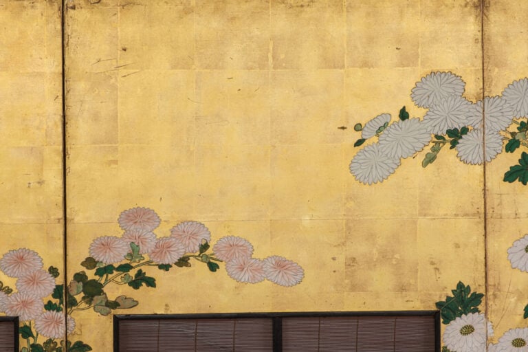 Byôbu 屏風 (paravent) à six panneaux, orné de part et d'autre de peintures de sty… Vente aux encheres – Auction House – Commissaire-priseur – Auctioneer - Boisgirard Antonini – Paris – Nice