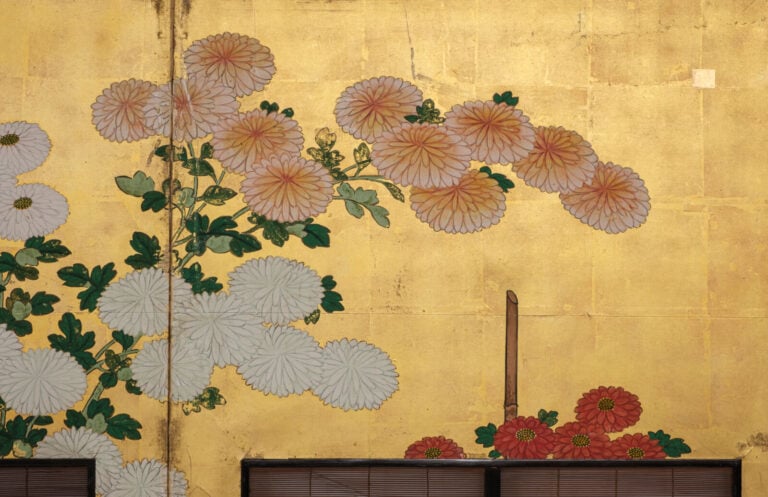 Byôbu 屏風 (paravent) à six panneaux, orné de part et d'autre de peintures de sty… Vente aux encheres – Auction House – Commissaire-priseur – Auctioneer - Boisgirard Antonini – Paris – Nice