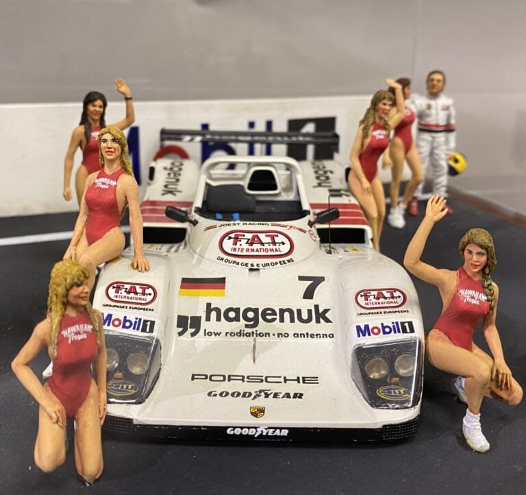 Diorama Joest Porsche WSC victorieuse 24H du Mans 1997 - Kit résine GTS montage…