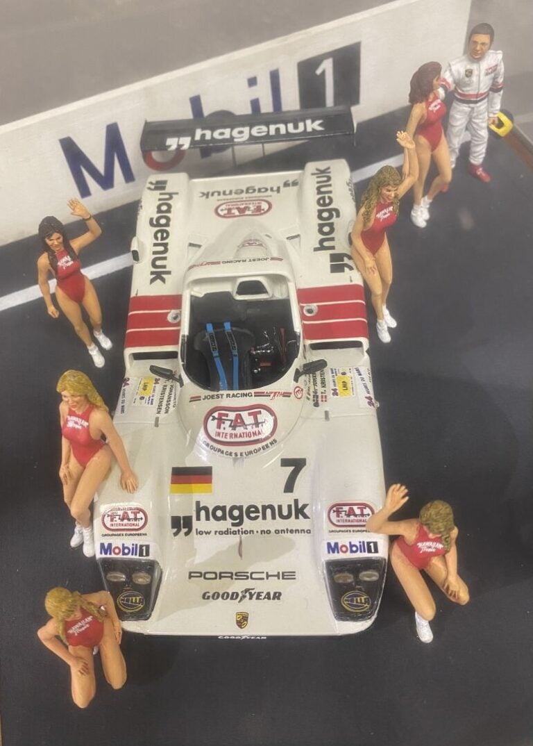 Diorama Joest Porsche WSC victorieuse 24H du Mans 1997 - Kit résine GTS montage…