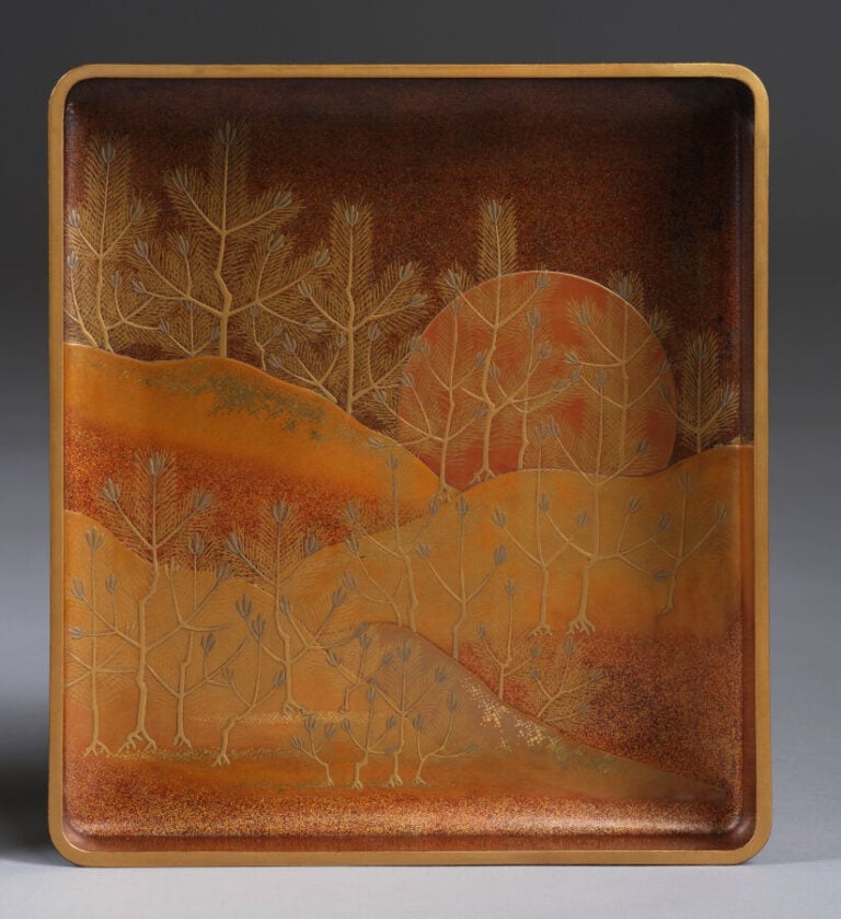 Ensemble comprenant un ryôshibako 料 紙 箱 (boîte à documents) et une suzuribako 硯… Vente aux encheres – Auction House – Commissaire-priseur – Auctioneer - Boisgirard Antonini – Paris – Nice