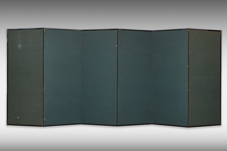 Ensemble de deux paravents à six panneaux à décor d'une peinture continue de fl… Vente aux encheres – Auction House – Commissaire-priseur – Auctioneer - Boisgirard Antonini – Paris – Nice