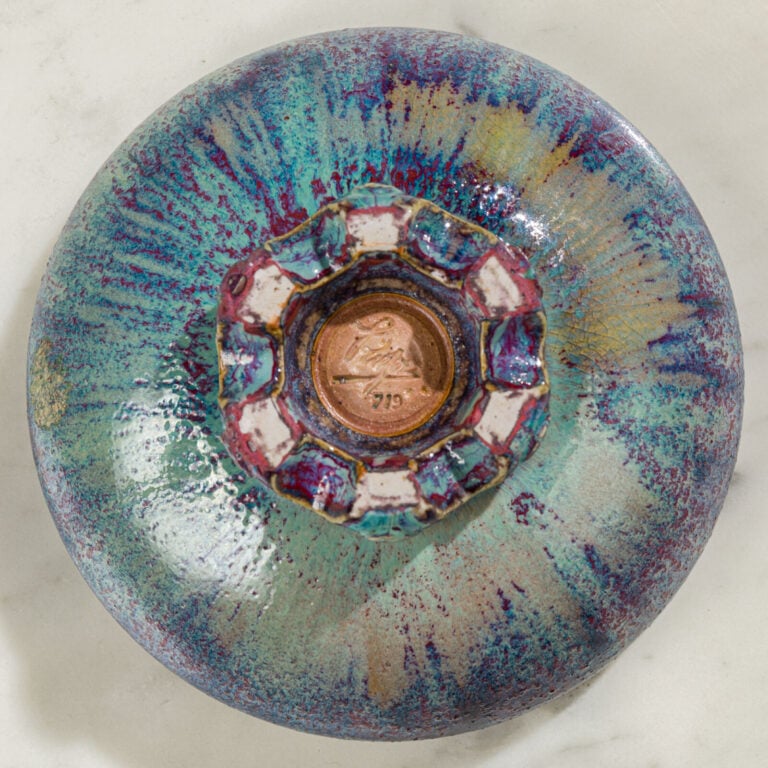 Frédéric KIEFER (1894-1977) - Vase et coupe en grès émaillé - Signés «F Kiefer»… maison de vente aux encheres commissaire-priseur auction house boisgirard antonini