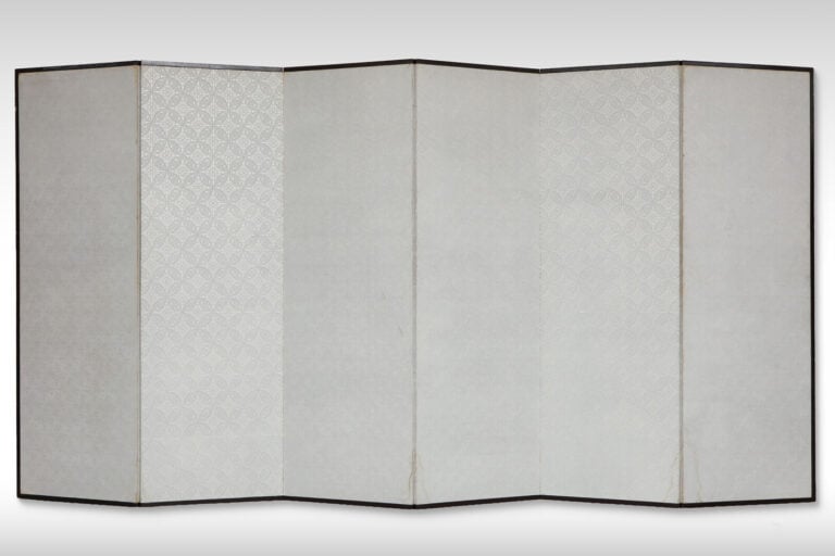 Grand paravent à six panneaux (byôbu 屏 風) à décor d'un paysage de l'école Tosa… Vente aux encheres – Auction House – Commissaire-priseur – Auctioneer - Boisgirard Antonini – Paris – Nice