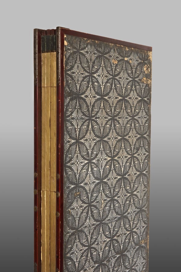 Grand paravent à six-panneaux byôbu 屏 風 à décor de douze scènes illustrant des… Vente aux encheres – Auction House – Commissaire-priseur – Auctioneer - Boisgirard Antonini – Paris – Nice