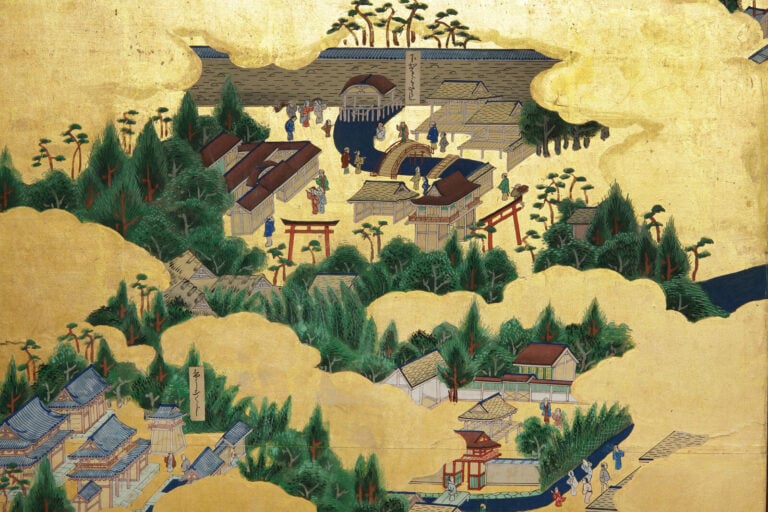 Grand paravent à six panneaux représentant une peinture de l'école Tosa 土 佐 派 s… Vente aux encheres – Auction House – Commissaire-priseur – Auctioneer - Boisgirard Antonini – Paris – Nice