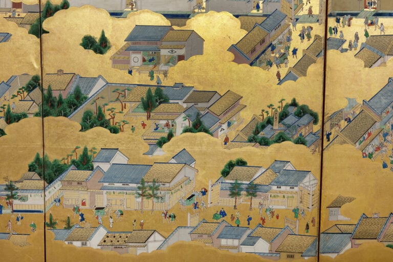 Grand paravent à six panneaux représentant une peinture de l'école Tosa 土 佐 派 s… Vente aux encheres – Auction House – Commissaire-priseur – Auctioneer - Boisgirard Antonini – Paris – Nice
