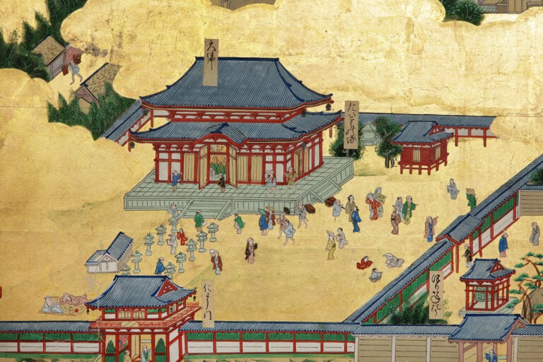 Grand paravent à six panneaux représentant une peinture de l'école Tosa 土 佐 派 s… Vente aux encheres – Auction House – Commissaire-priseur – Auctioneer - Boisgirard Antonini – Paris – Nice