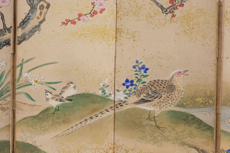 Hina'byôbu 雛 屏 風 (paravent du festival de poupées) à six panneaux à décor d'un… Vente aux encheres – Auction House – Commissaire-priseur – Auctioneer - Boisgirard Antonini – Paris – Nice